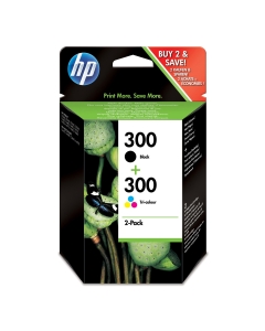 Value pack  Nero e colore inchiostro  HP 300
Compatibilità
Stampante HP ENVY 114 e-All-in-One